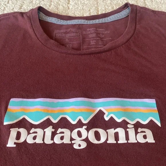 Patagonia P-6 Logo Organic Cotton Crew Tee - Picture 5 of 10